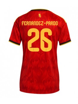 Ženski Nogometna dresi replika Belgija Matias Fernandez-Pardo #26 Domači SP 2026 Kratek rokav